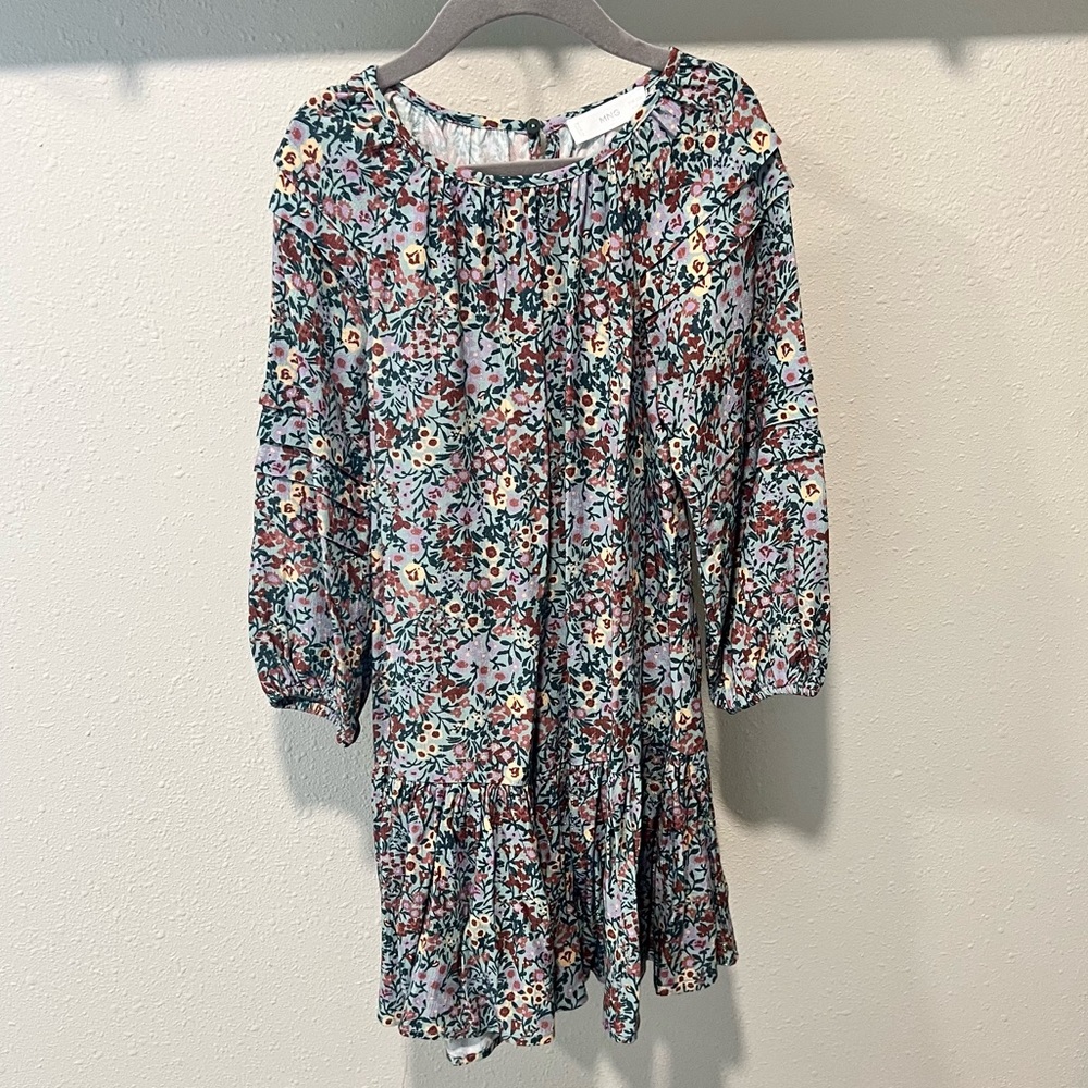Mango Size 8 dress EUC floral print